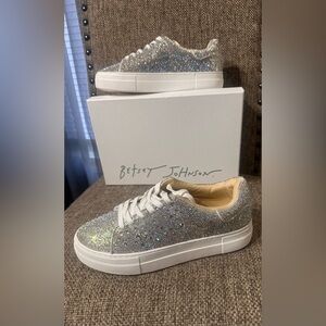 Betsey Johnson Sparkling rhinestone Sneakers